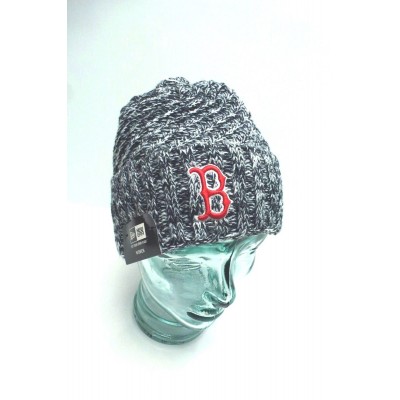NEW ERA Bosred Baseball Team Sport Beanie Winter Hat Black~Gray One Size  eb-11832758